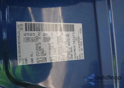 2019 Nissan Pathfinder S from USA, damaged, VIN 5N1DR2MN2KC585475
